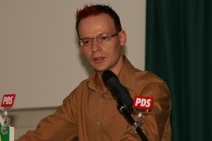 Matthias Höhn, Landesvorsitzender der Die Linkspartei. PDS